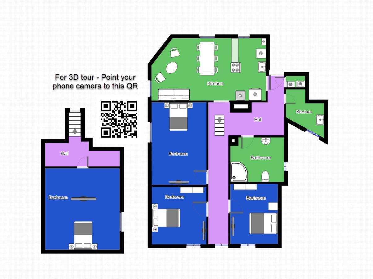 Aday - City Central Mansion - 4 Bedroom Apartment オールボー エクステリア 写真